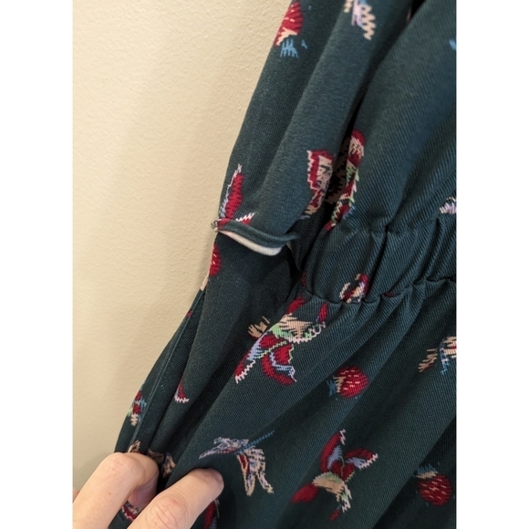 Matilda Jane Evergreen Dream Jumpsuit Hummingbirds Butterflies Size Medium - Picture 7 of 9